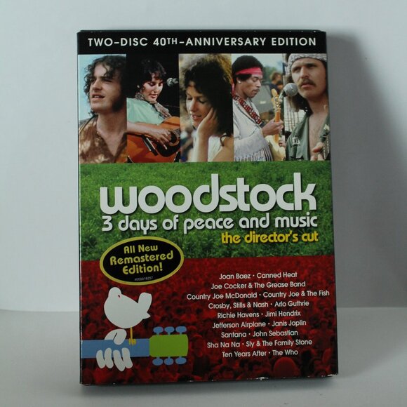 Woodstock: Three Days of Peace & Music (Two-Disc 40th Anniversary - Picture 1 of 2